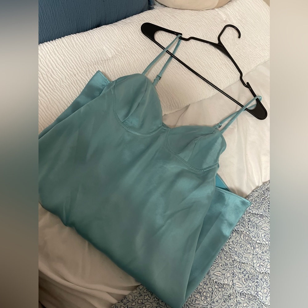 Silk slip dress size medium target brand